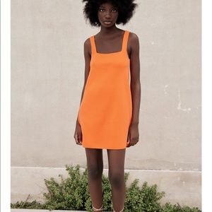 ZARA KNIT DRESS WITH STRAPS